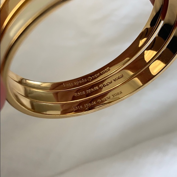 Kate Spade Bow Bangles (Set of Three) - Picture 2 of 5